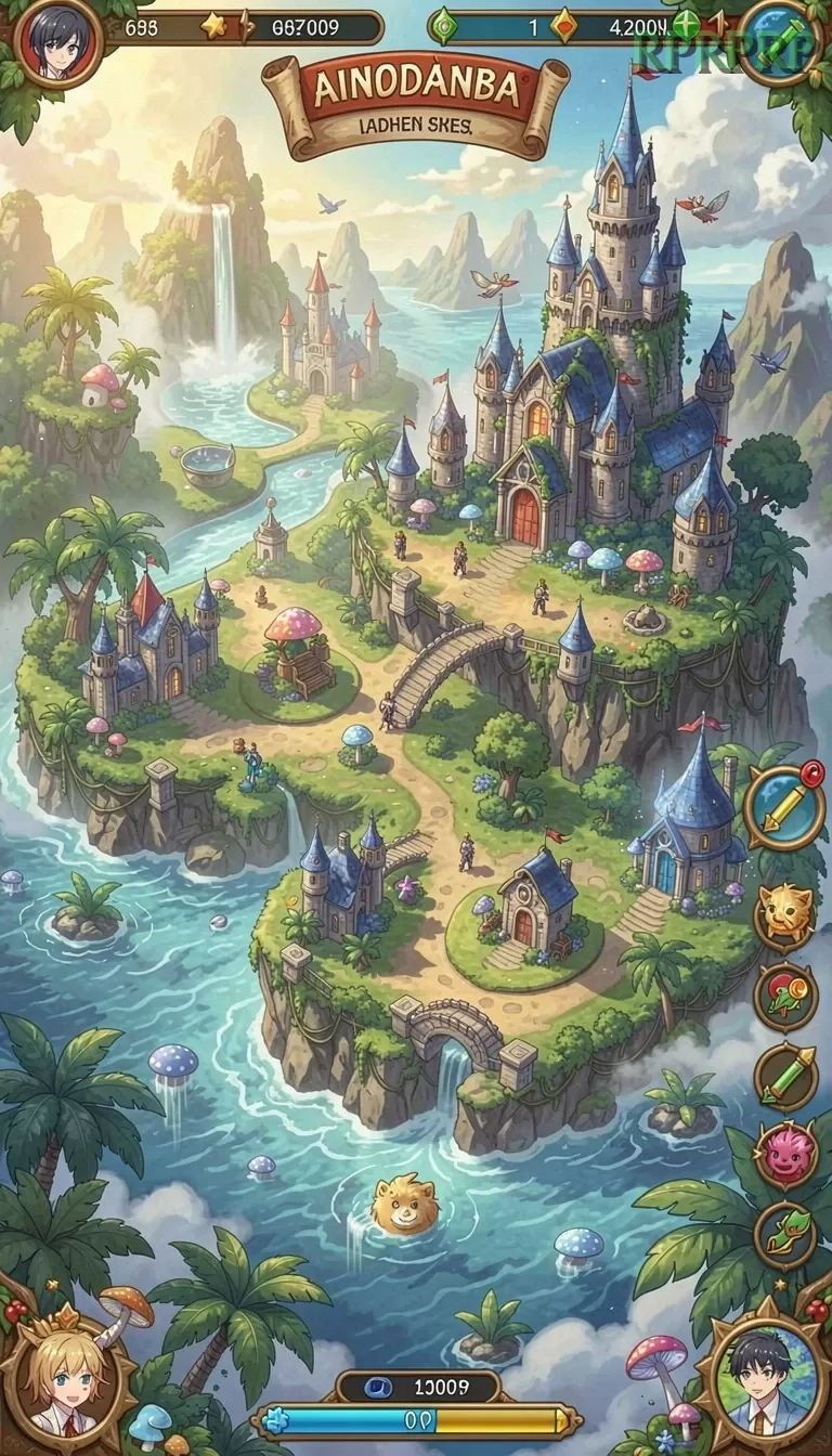 Cuplikan layar PGSPLAY — menu navigasi